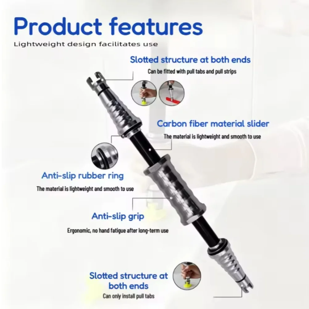 Auto Dent Repair Slider Hammer Double Ended for Efficient For Paintless Work on Curved and Flat Vehicle Surfaces