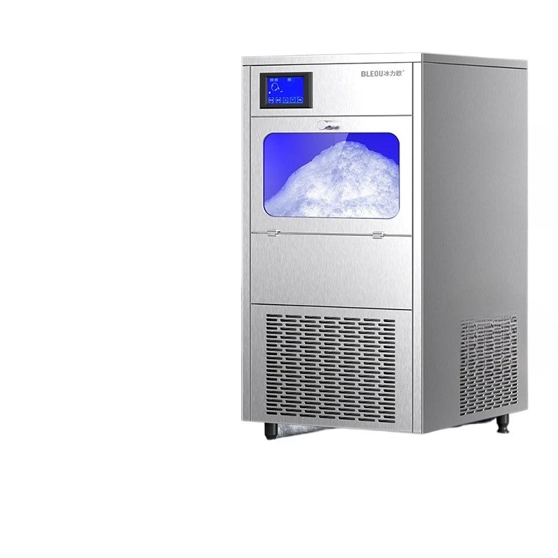 cQ Snowflake Ice Machine Commercial Hotel Mianmian Ice Machine Hotel Sashimi Seafood Styling