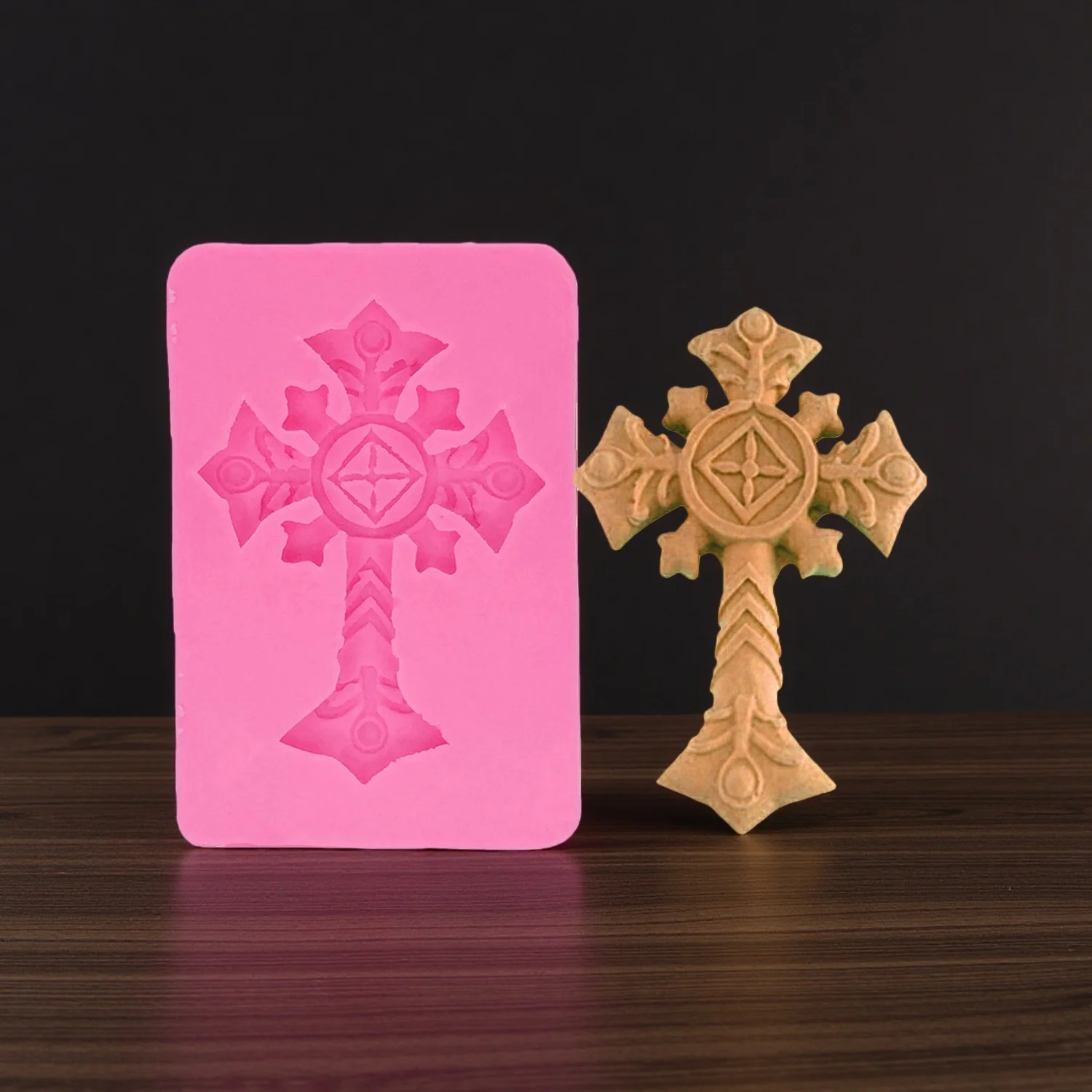 Cross Molds Sugarcraft Clay Dessert Gummy Candy Silicone Baking Tool for Cakes Decorating Party