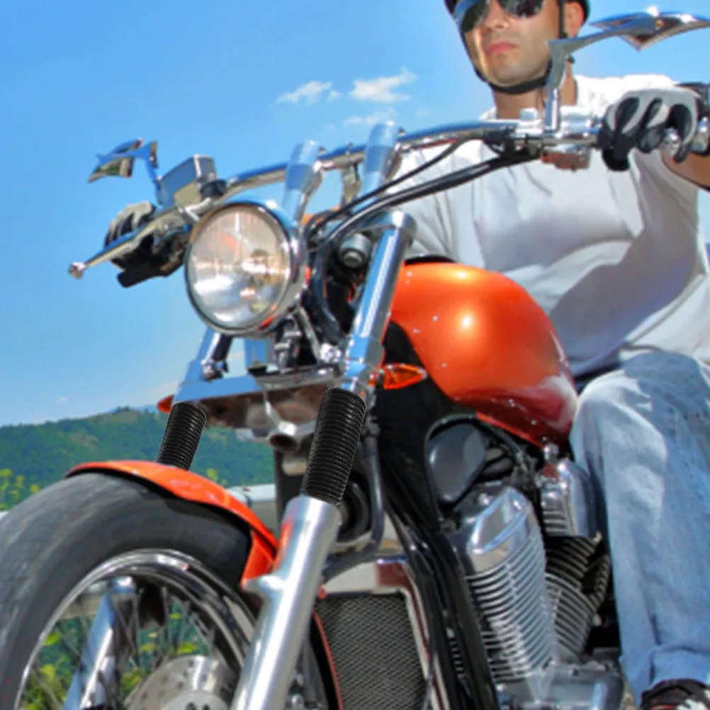 

2Pcs Front Fork Shock Absorber Dust Covers Rubber Protector Easy Install Extend Life Motorcycle Accessories Shock Absorber Cover