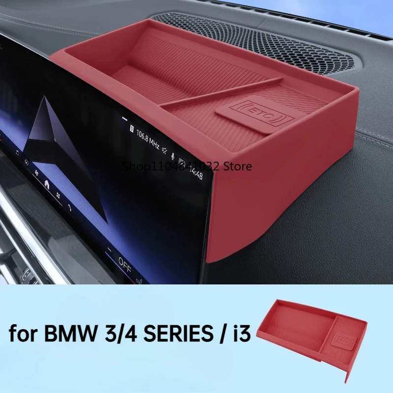 

Fit for BMW 3 4 SERIES i3 2023 2024 2025 2026 Dashboard Tray Center Console Display Storage Box Hidden Tray Screen Organizer