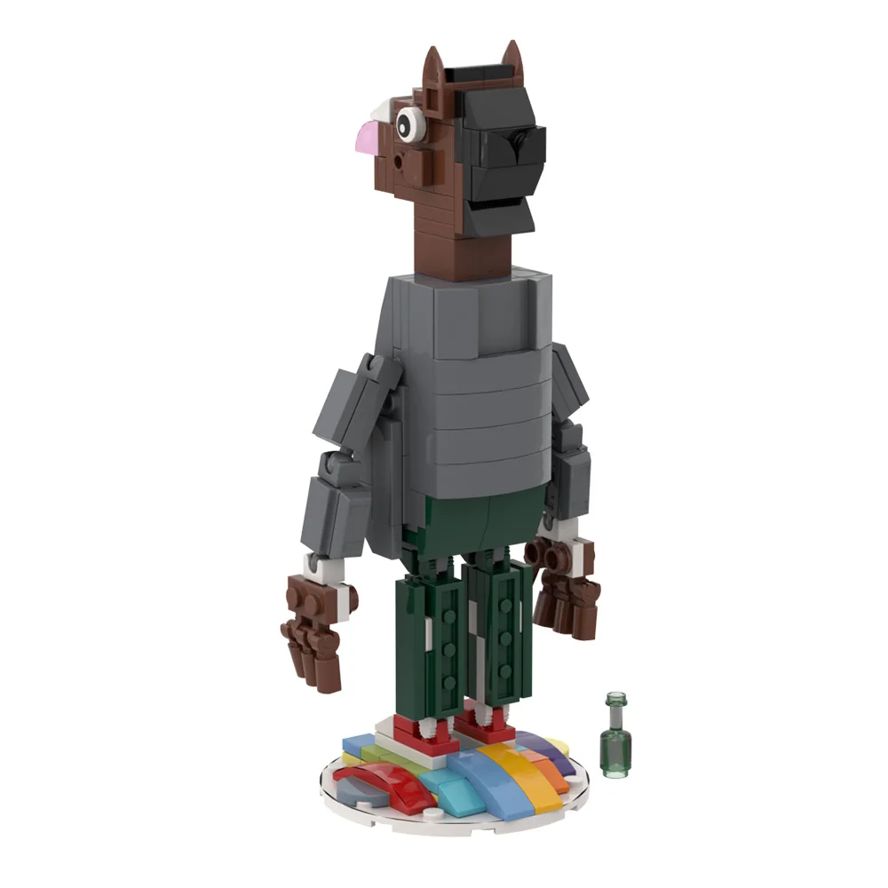 MOC BoJacks Horsemans รุ่น Building Blocks ตลกภาพเคลื่อนไหว BoJack สัตว์ Humanoid Action Figure ประกอบอิฐของเล่นของขวัญ