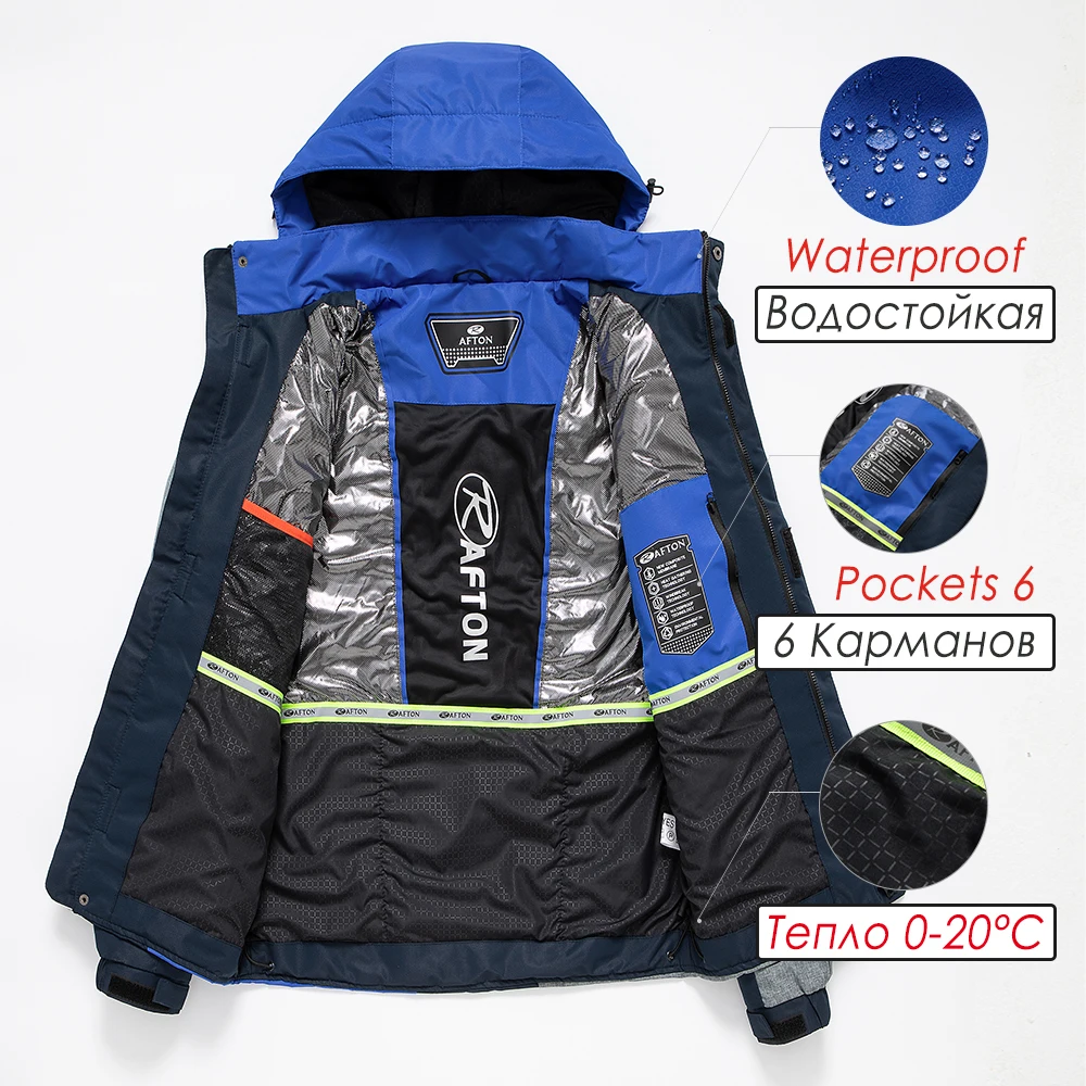 Men Spring New Casual Detachable Hat Waterproof Warm Sport Jacket Coat Men\'s Autumn Fashion Windproof Pocket Jacket Trench Men