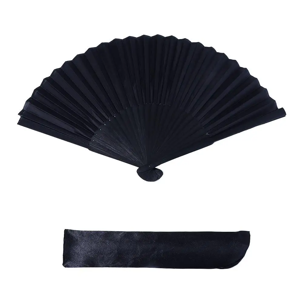 Quality Vintage Style Home Decoration Dance Fan Crafts Summer Gift Hand Fan Handle Hand Fan Folding Fans Photo Prop Tool