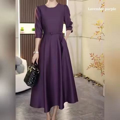 Luxury Evening Dresses French Elegant Vintage High-end evening dress women long skirt party female Casual Fit Chic clothing