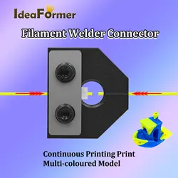 Conector de filamento para impresora 3D, Conector de filamento para ender 3, actualización de accesorios de impresora 3d, 1,75mm