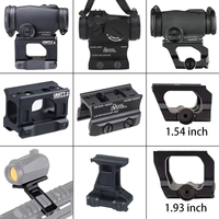 T01 T02 Red Dot Sight UNITY Fast Riser Mount Duty RDS R5 Offset Mount 45° Side Mount Optics Bracket Hunting Sight Scope Base