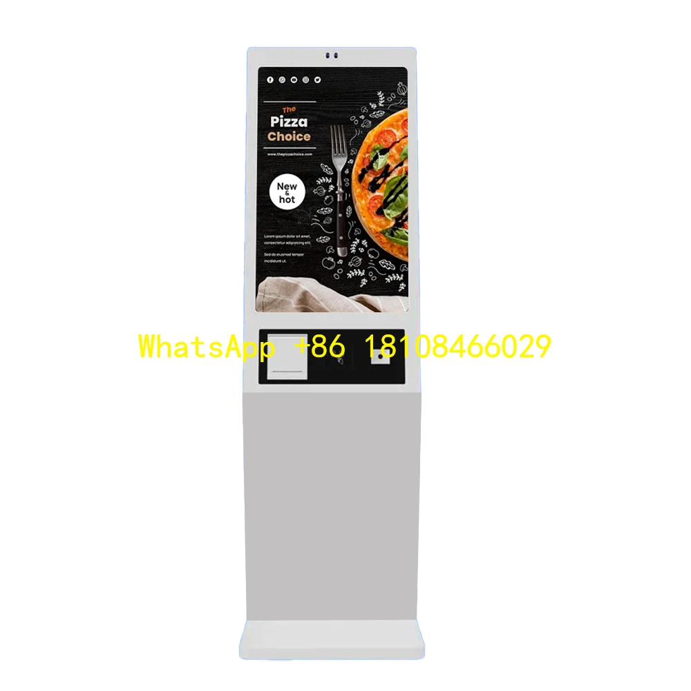 n Ordering Machine with SDK Function Supermarket & Hotel Self-Service Terminal Payment Kiosk Vertical Touch Scree