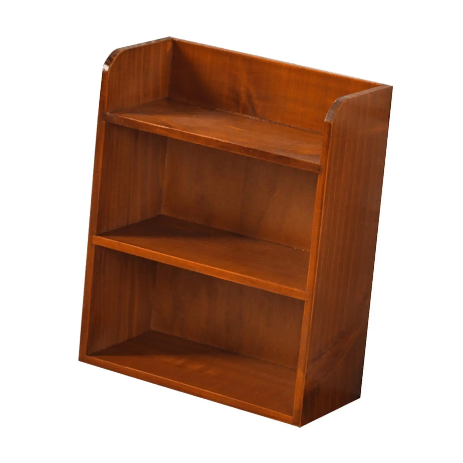 Desktop Storage Rack Bookcase Furniture Wood Multipurpose Simple Multi Layer