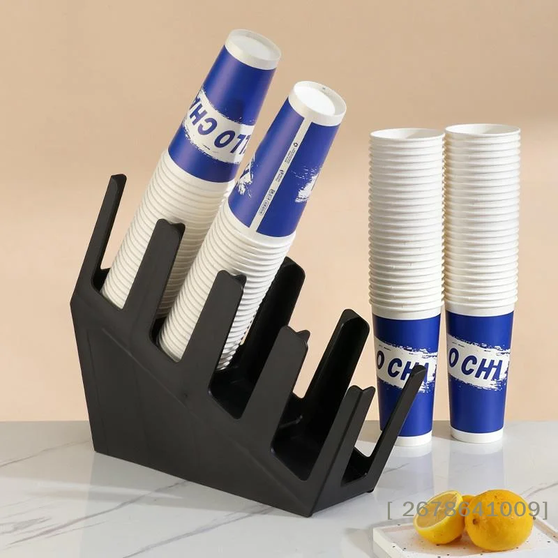 ⚑Plastics Cup Holder Milktea Coffee Cup Dispenser Household Tea Cup Organizer Countertop Cups Rack Plastic Integrated Cup Holder — купить у AliExpress WW