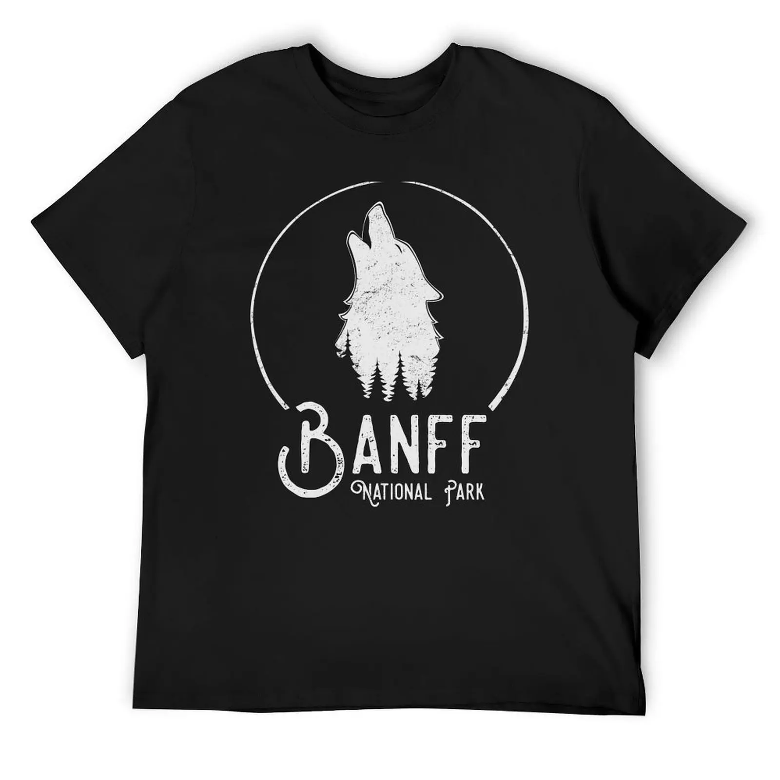 

Футболка Banff National Park Howling Wolf, корейская модная рубашка Croswit, мужская роскошная одежда, мужские футболки с рисунком labubu