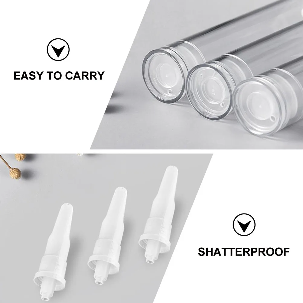 

10Pcs Eye Cream Bottles 5ml Airless Plastic Pump Dispenser Leak-Proof Vacuum Bottles for Travel Eye Serum Bottle