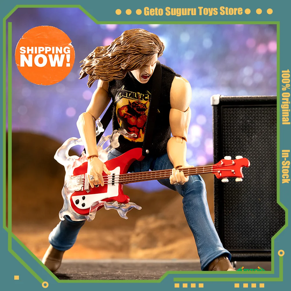 

В наличии SUPER7 Heavy Metal Band Bassist Cliff Burton 17 см фигурки куклы аниме модель подвижные суставы коллекция игрушка в подарок