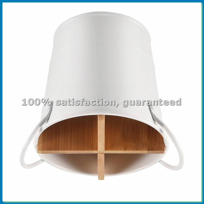 

Органайзер для кухонных приборов: подставка для ножей, разделитель для ложек, вилок, палочек, кухонных принадлежностей, белый - ABLM