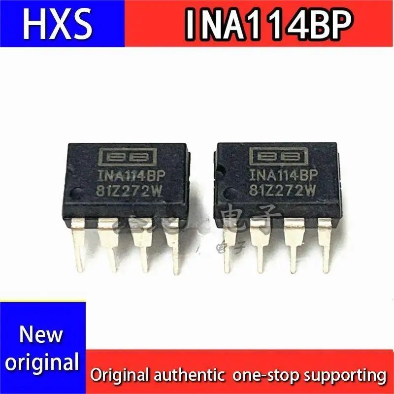 2PCS/LOT INA114BP INA114B INA114 Precision Instrument Operational Amplifier Direct Plug/DIP-8 New Original