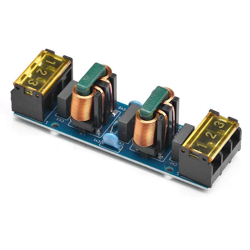 25A Power Filter EMI High-frequency Two-stage Power Low-pass Filter Board For Power Amplifier PCB Copper Electrical Filter