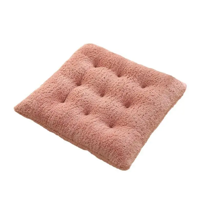 Winter Simple Plush Cushion Fart Cushion Office Sedentary Artifact Thickened Cushion Student Classroom Mat
