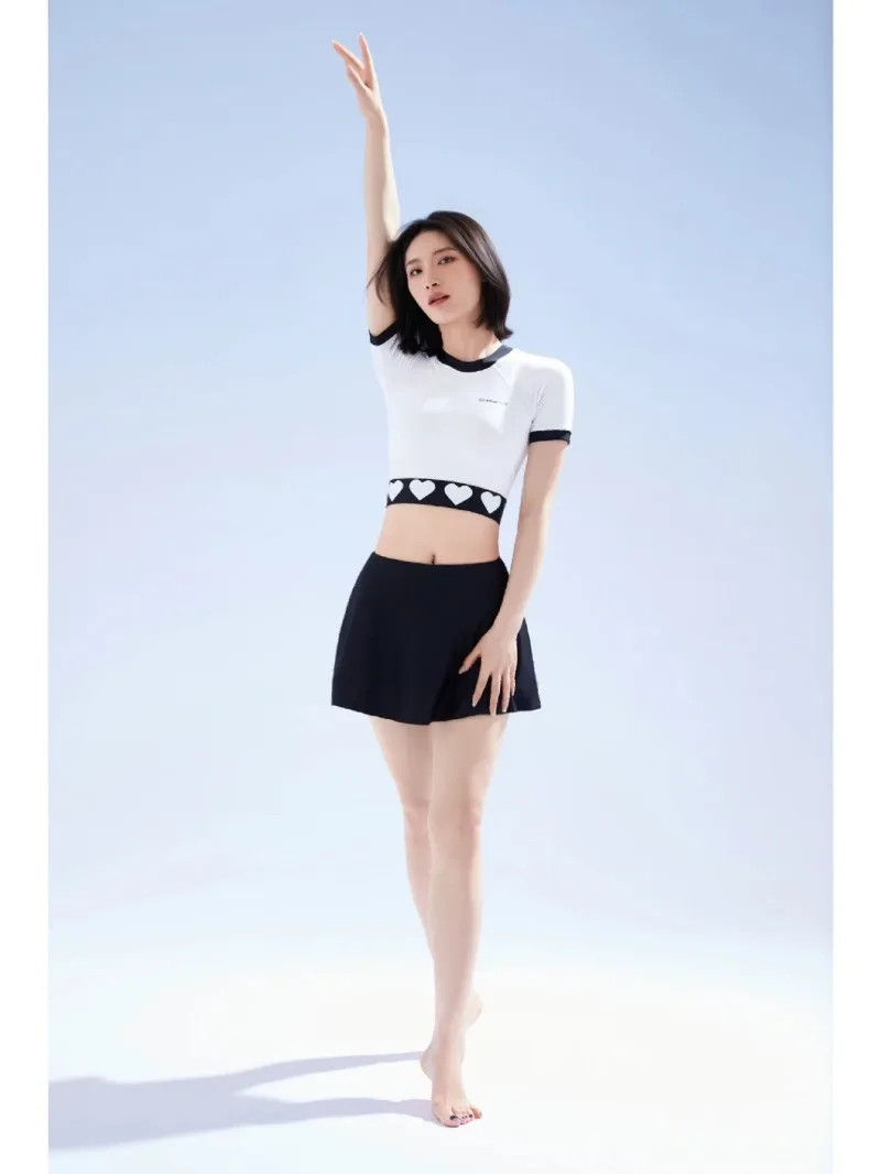 

Fast Drying Skirt Gym Skirt Yoga Fitness Sports Pleated High Waist Solid Color Tennis Skirt FitnessFashionable Women Cropped