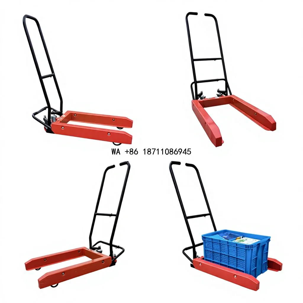 

Пластиковая тележка-контейнер для перевозки грузов, ручная мини-тележка для складирования, тележка-ящик, тележка-платформа