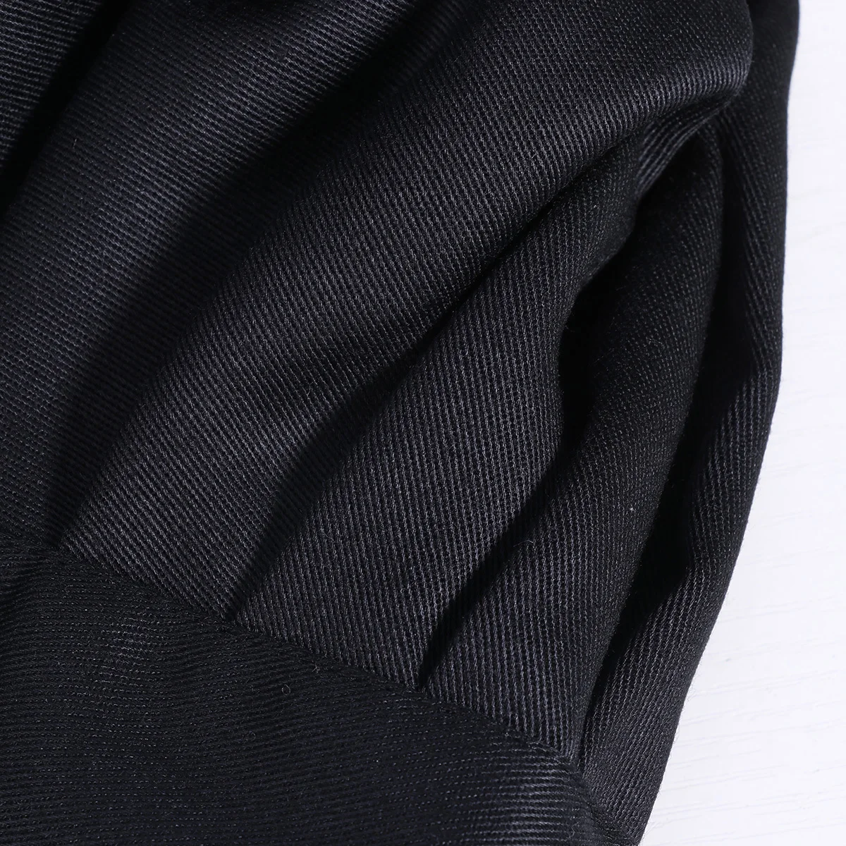 Gorro de Chef estilo seta, mezcla de algodón y poliéster negro, gorro de cocina reutilizable para restaurante, hombres, mujeres, cafeterías, hoteles