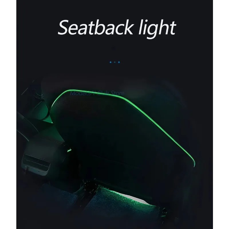 

Laser engraving ambient light suitable for Tesla Model 3/Ypanel 128 color Model Y 3