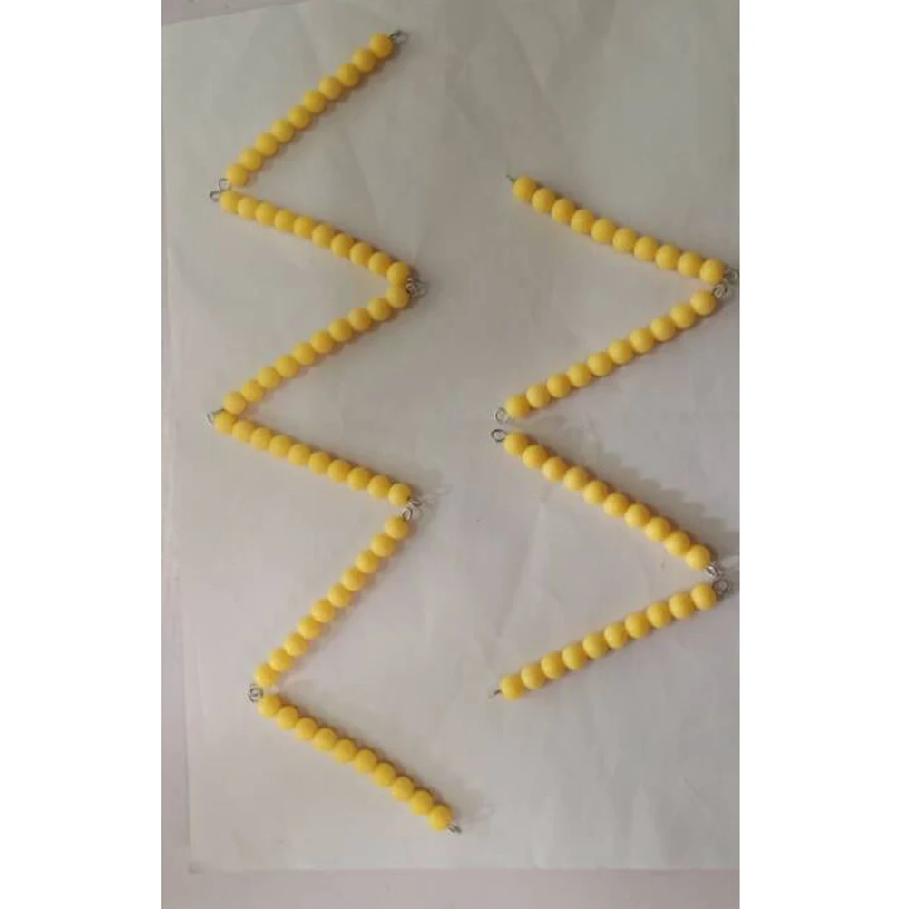 

10 Pcs Chain Math Toy Kids Educational Aids Montessori Early Educational Math Toys Learning Quantity Blocks