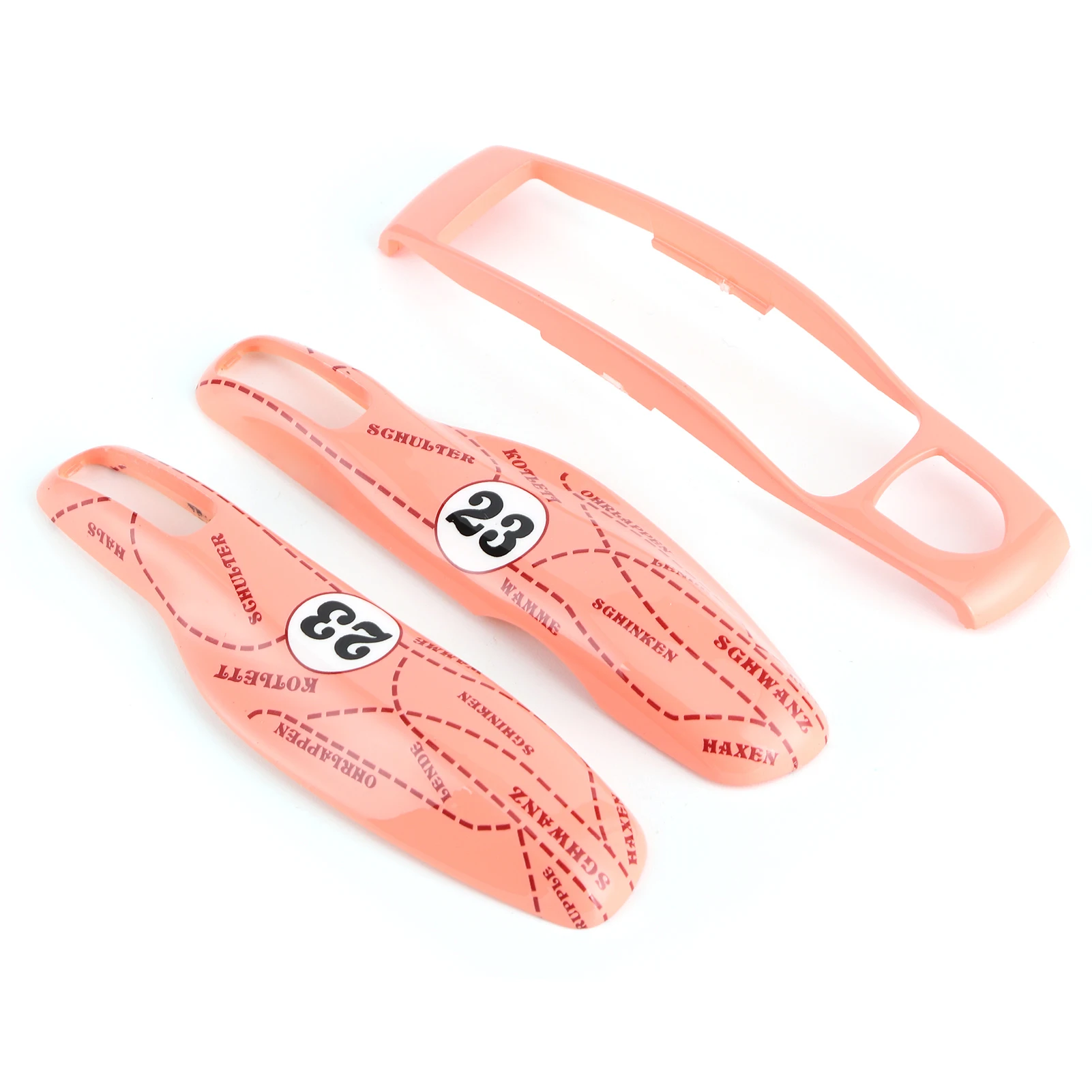

Remote Key Fob Cover Trim Pink Protective Case Fit for Porsche Panamera/Cayenne/911