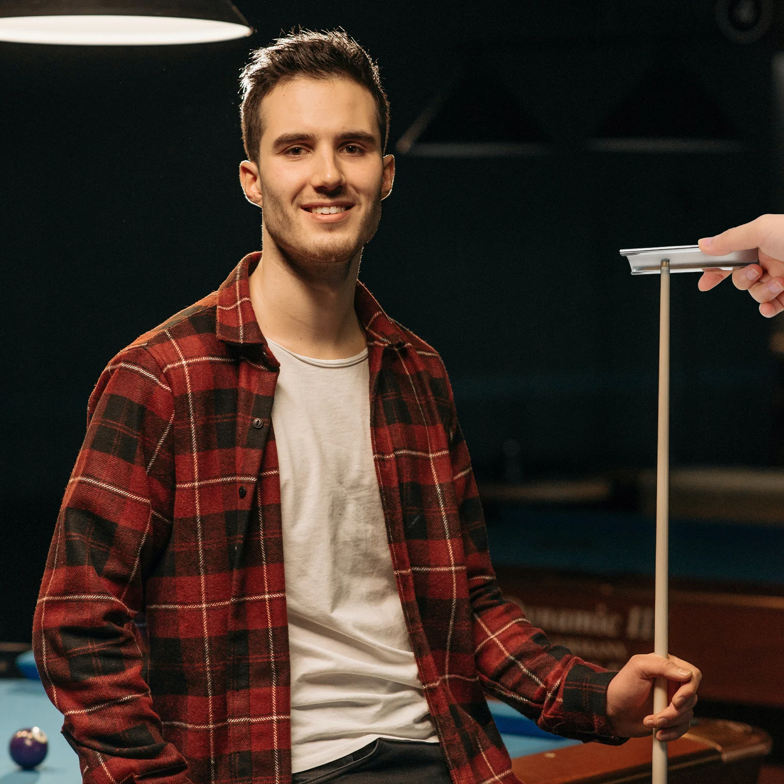 

Pool Cue Tip Shaper Stainless Steel Cue Tip Repair Trimmer Burnisher Billiard Tool Stainless Steel Trimmer File Repair Tool