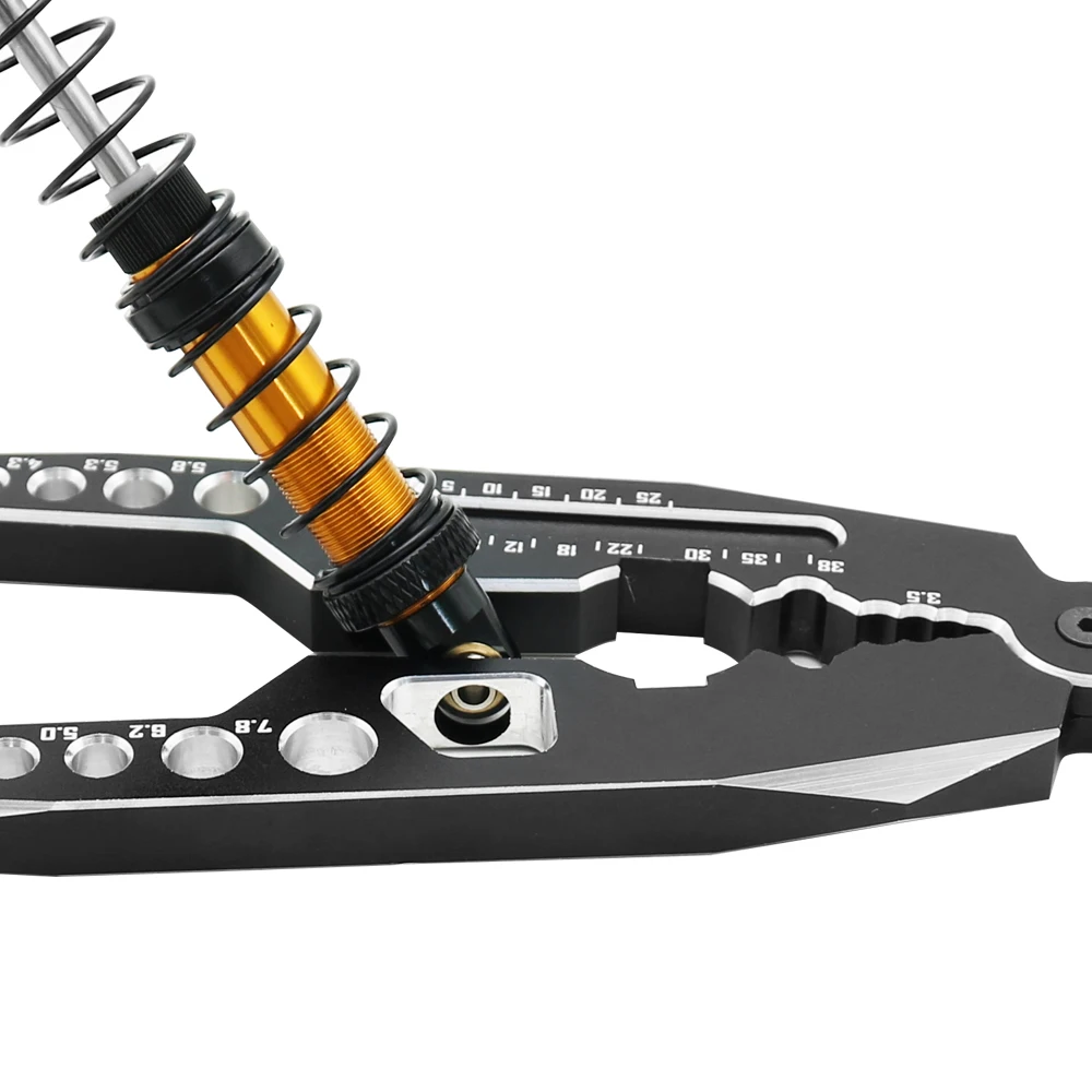 MYHRC التحكم عن بعد سيارة الجمعية أداة جميع المعادن متعددة الوظائف RC امتصاص الصدمات أداة كماشة الكرة زردية طويلة الفكين أداة