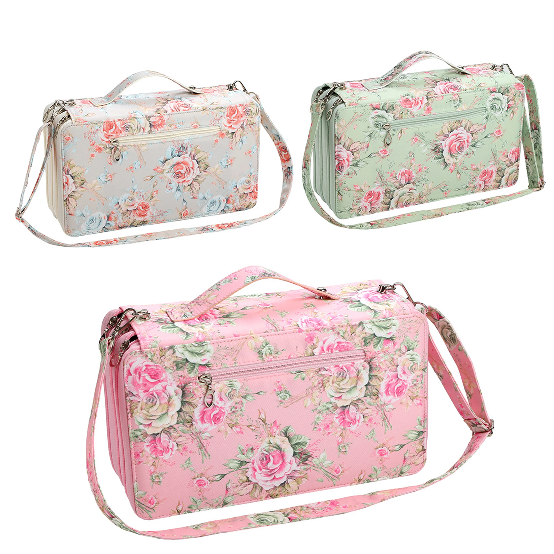 

PU Markers Case Holder, 120 Slots Marker Pen Carrying Lipstick Organizer Bag Holder for Alcohol Marker and Art Sketch Marker