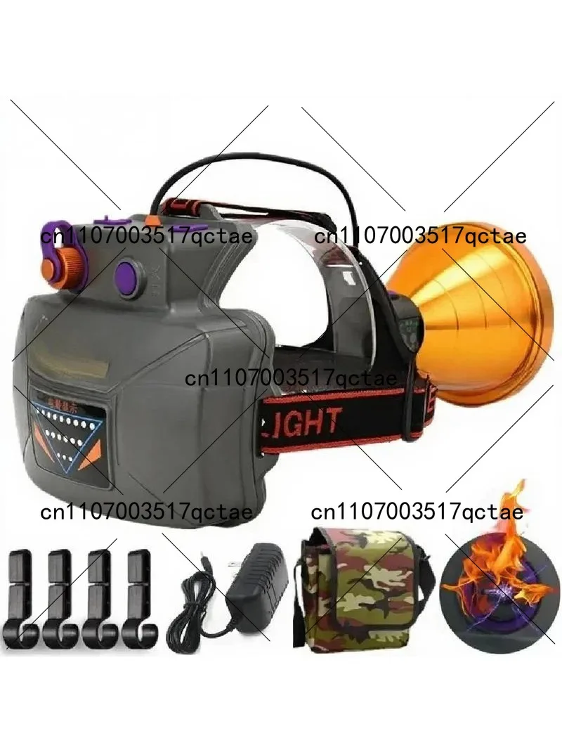 

12V P90 Headlight Sensor 18650 Battery Flashlight for Camping Fishing