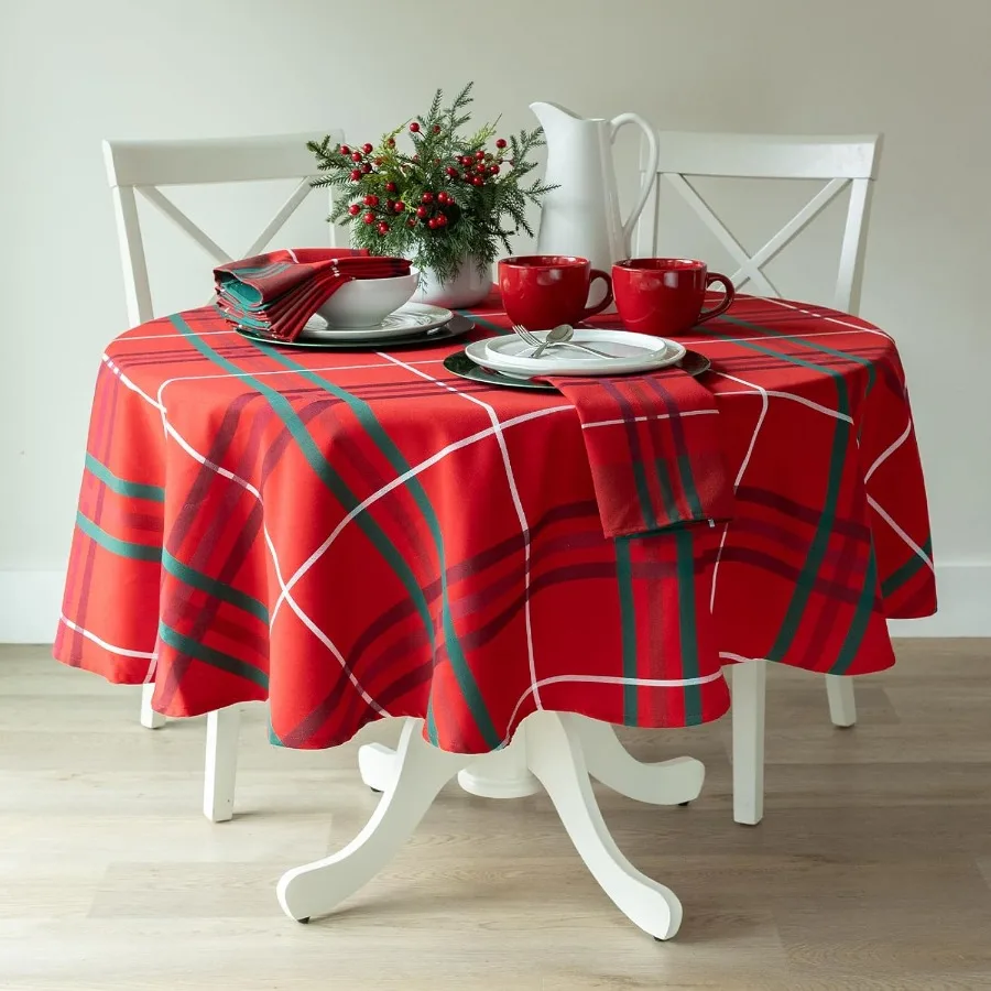 

enson Mills eavyweigt, окрашенная пряжа, инженерная тканая феррическая клетка, сказочный сгусток для праздника, развлекательная зима и Рождество Taleclot risto