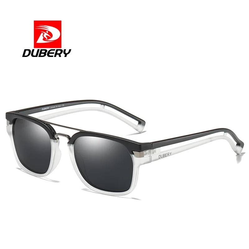 DUBERY Dual Color Polarized Sunglasses for Men Crafted From High-Quality Full-Rim Sun Glasses Fishing and Driving Women Eyewear