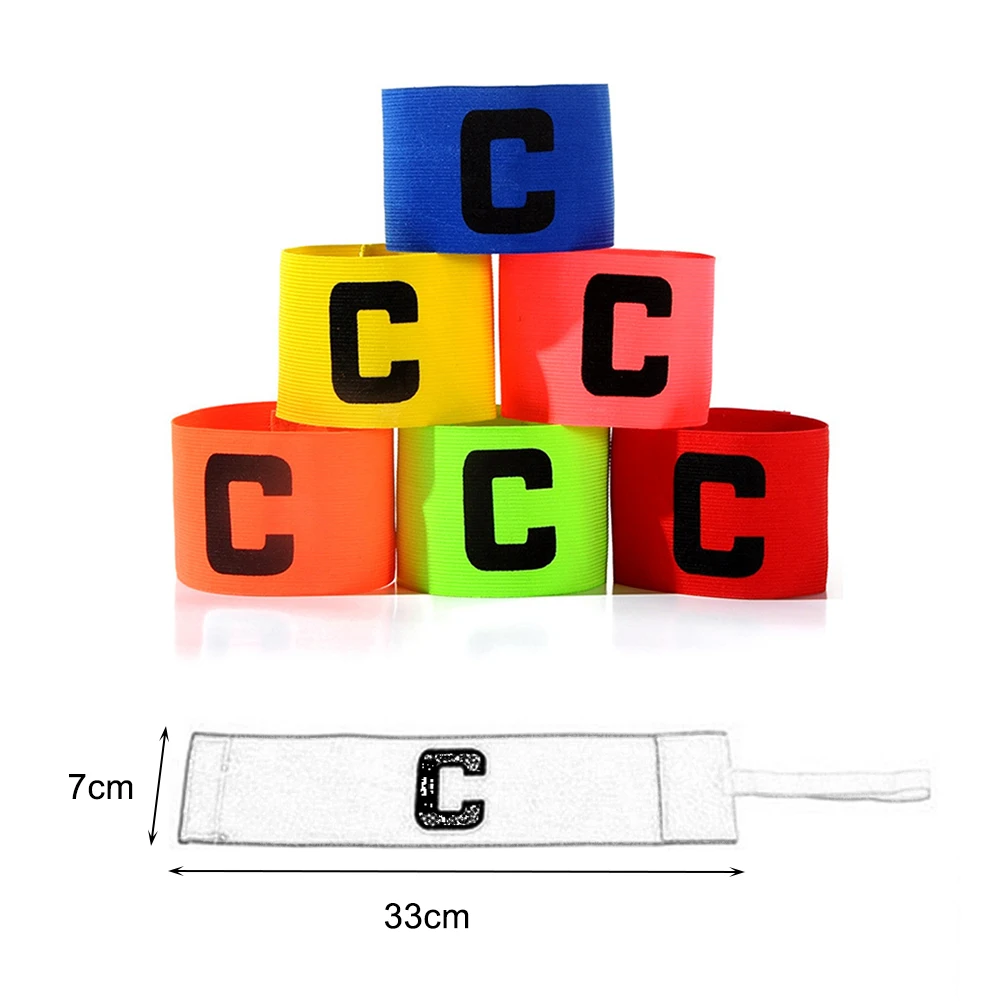/1pcs Fußball Armbinde Kapitän Fußball Armband rutsch feste Fußball Leader Fußball Armband verstellbare Fußball zubehör