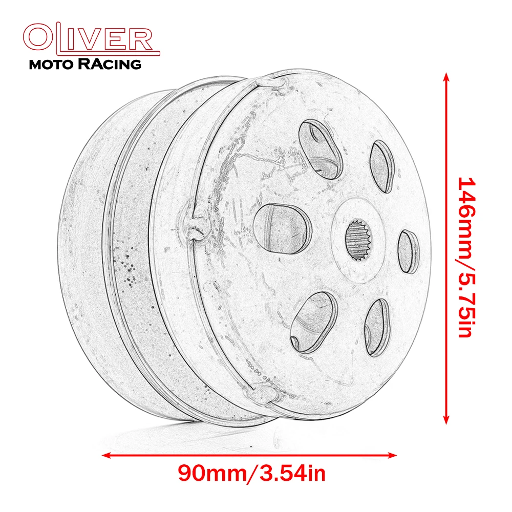 Clutch Assy with Clutch Bell For Honda PCX150 PCX125 SH125 SH150 PCX WW 150 125 WW150 23205-K35-V00 22100-KWN-900 22535-K35-V00