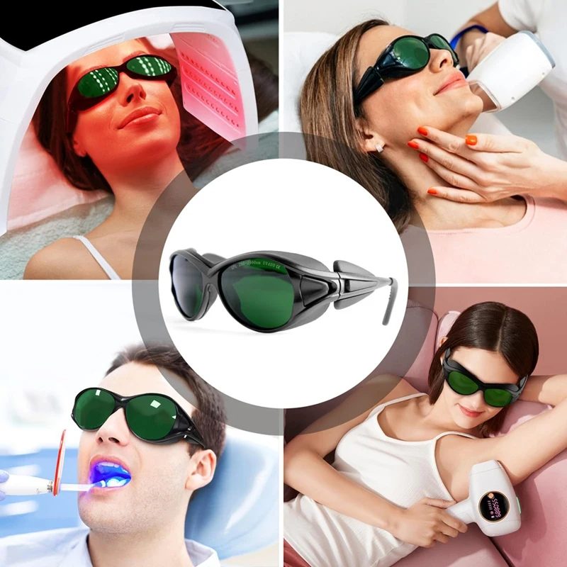 Red Light Therapy Glasses, Laser Safe Glasses IPL 200-2000nm,HOTHOT
