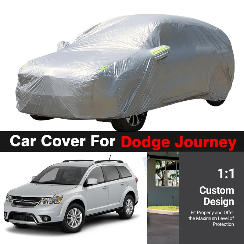 

Полный автомобильный чехол для Dodge Journey 2008-2021, автомобильный уличный анти-УФ-солнце, снег, дождь, ледостойкий чехол, пыленепроницаемый
