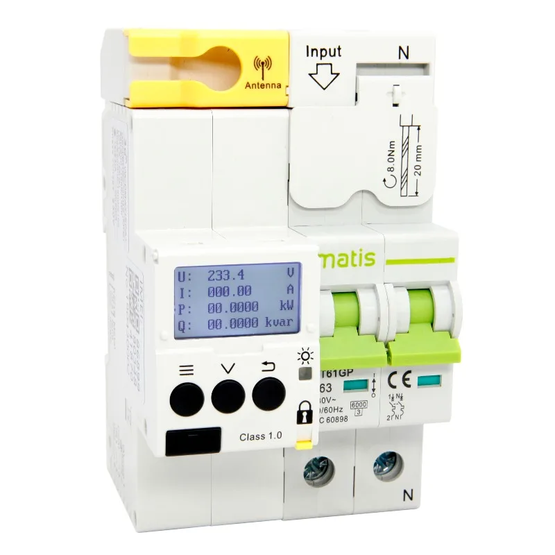 single-phase smart prepaid meter software energy meter rs485 modbus solar