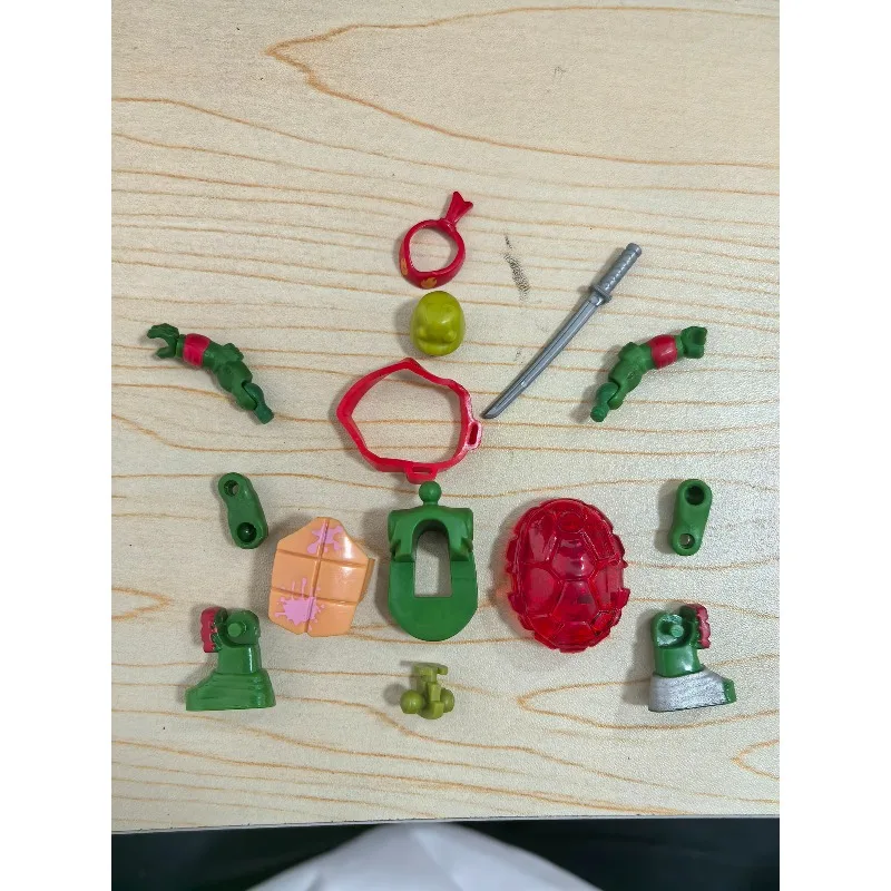 Playmates Teenage Mutant Ninja Turtles Joint Movable Assembly Anime Figure Raphael Michelangelo Model Toys Collect Ornaments