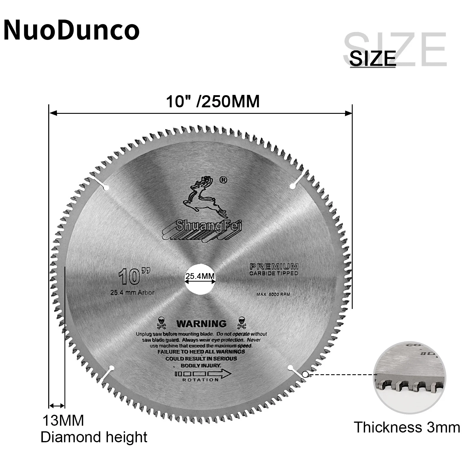 10-Inch Carbide Saw Blade 40-120 Teeth Round Woodworking Cutting Disc Suitable for Household Cutter Fiberboard Wood Cutting
