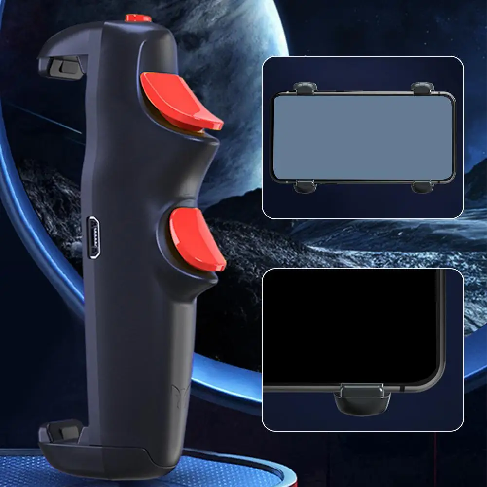 Mobiele gamecontroller voor S07 Gaming Gadget Automatisch drukpistool Spelhandvat Gamingaccessoires C0U6