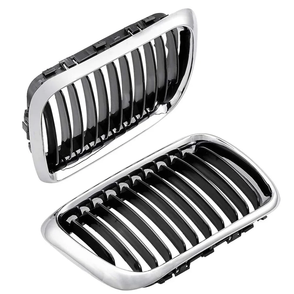 

Wear Parts#273Q E36 Grill,Black Kidney Front Bumper Kidney Grille Grills For-BMW E36 3-Series 318I 323I 328I M3 1997-1999 (Blac