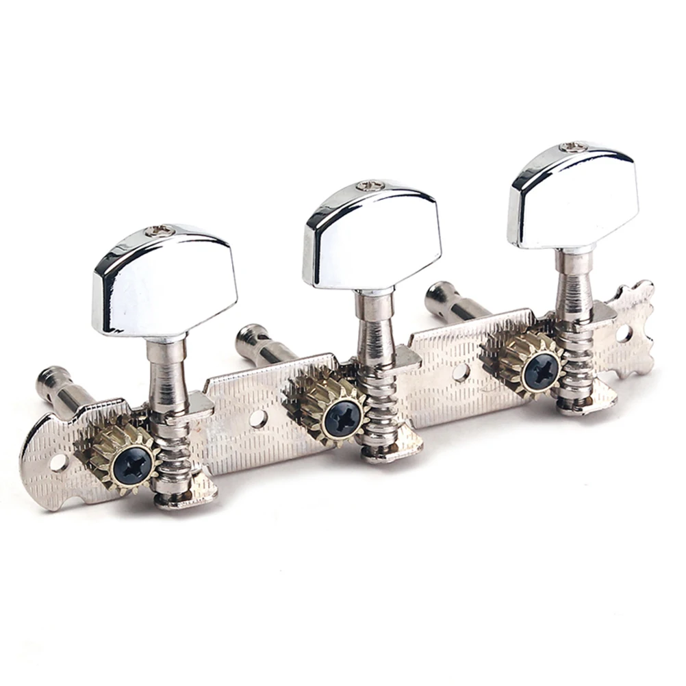 

3L+ Guitar Tuning Pegs Chrome Color Machine Heads for Classical Guitar String Tuner Keys Metal Accessories Long Life Easy