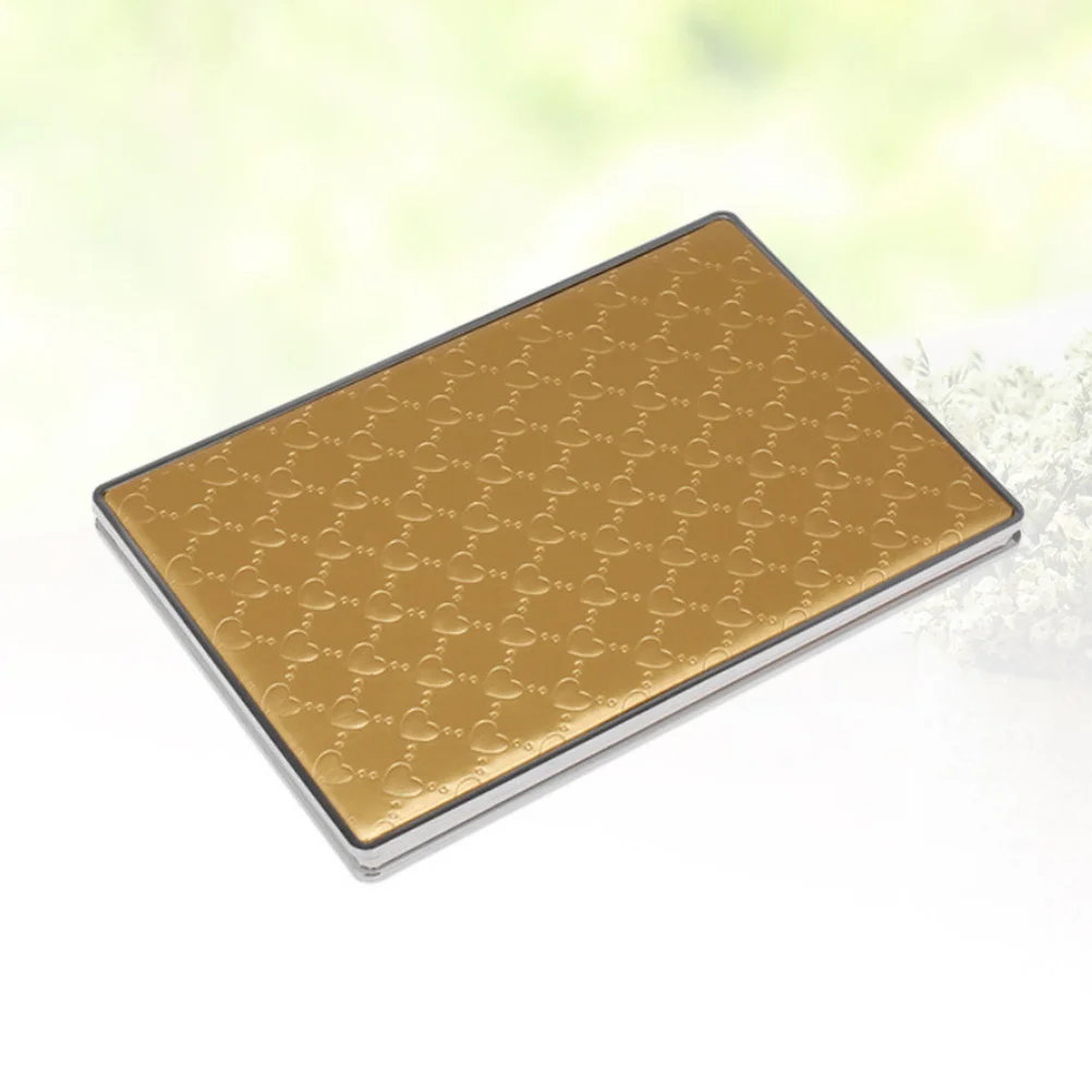 Tarjetero para exhibición de pegamento para esmalte, libro de exhibición de Color dorado para manicura, organizador duradero para decoración de uñas, libro de exposición de colores, herramientas de manicura