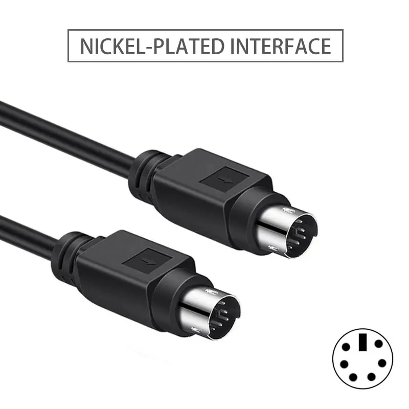 Monoprice PS/2 MDIN-6 Male to Male Cable - 10 Feet - Used as PS/2 Keyboard/Mouse Connector
