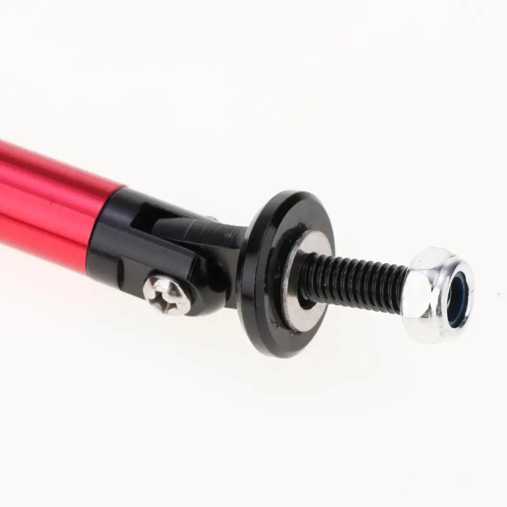 Adjustable Front Splitter Lip Holding Rod Aluminum Support Bar Pair Universal Reinforcement for Car Bumper Diffuser