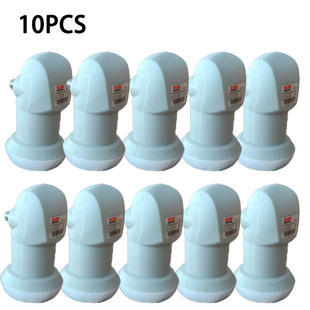 

10 шт. универсальных линейных поляризационных LNB-конвертеров KU-диапазона 9,75/10,6 ГГц для цифровых спутниковых антенн, оптом