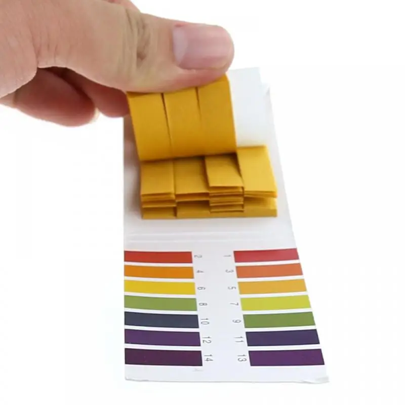 80 Strips Professional 1-14 ph Litmus Paper Ph Test Strips Water Cosmetics Soil Acidity Test Strips with Control Card