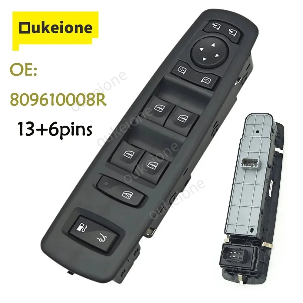 

For Renault Fluence L30 Scenic Talisman Latitude Megan 809610008R Electric Master Power Window Control Switch Button 13+6Pins