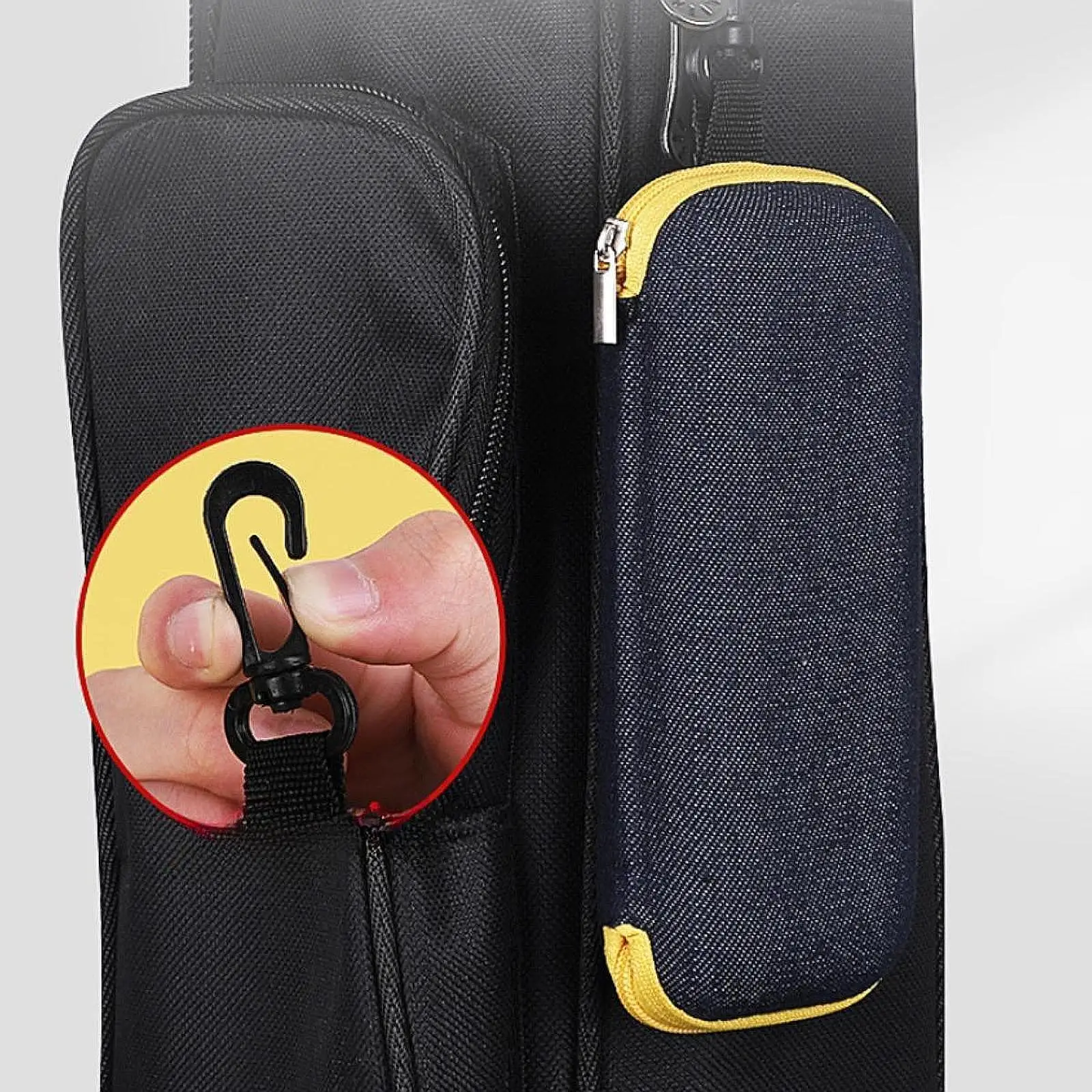 Kazoo Storage Case Lightweight Convenient Protective Zipper Gift Kazoo Storage Bag for Women Men Adults Music Lovers Beginner